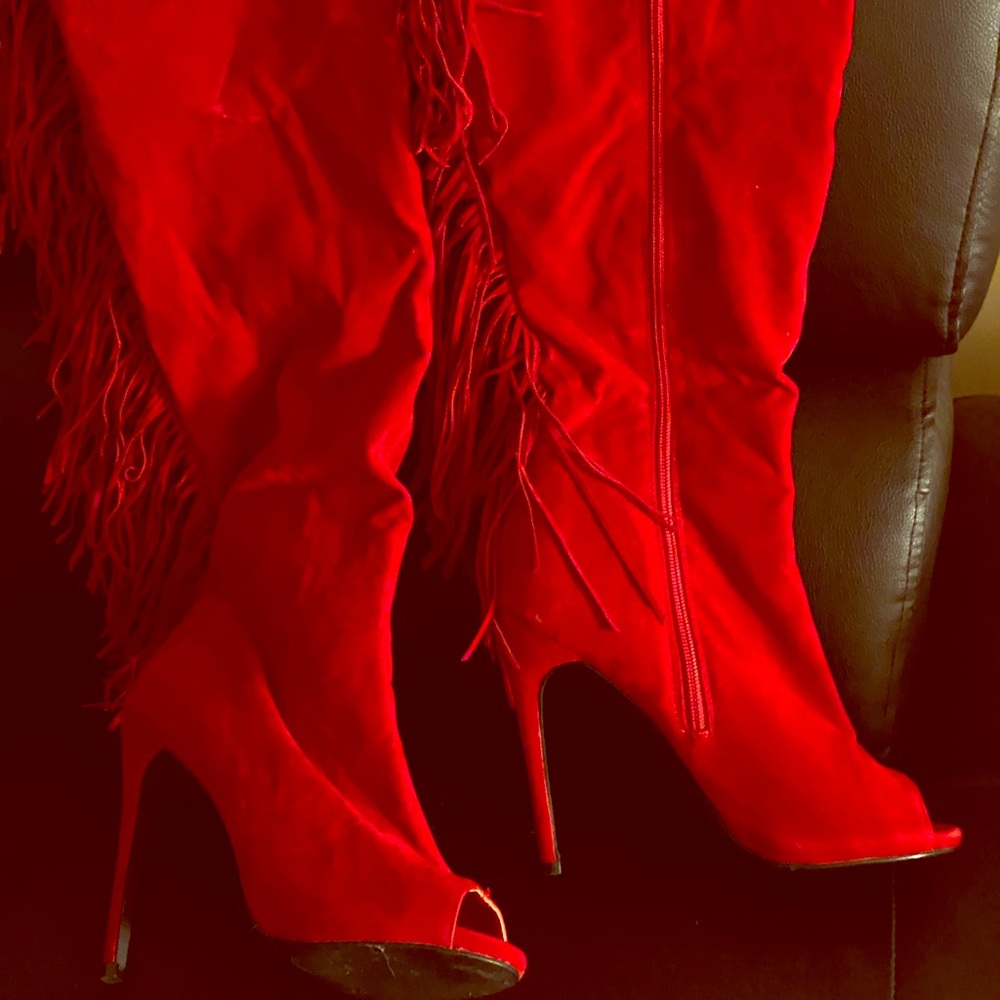 Bella luna thigh high heels